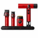 مجموعة حلاقة VGR STEPLESS Pro 4 في 1 لاسلكية مع مجفف