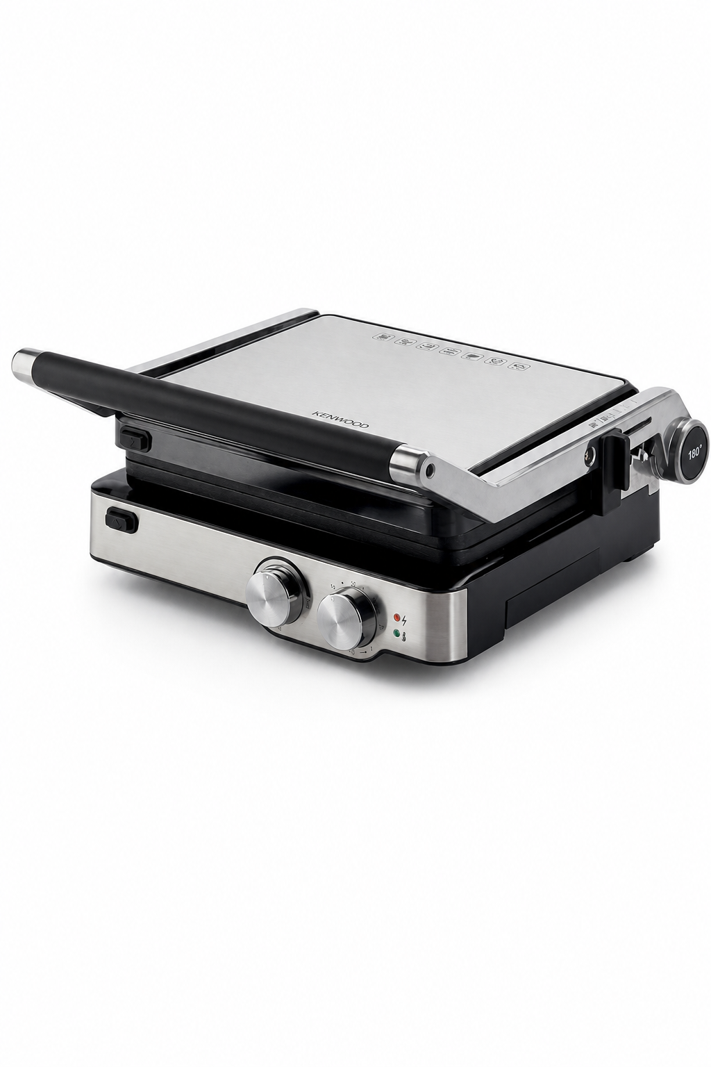 487ae64b-7e3b-4cf1-801f-65db1e701f9f.png شواية توستر كينوود Kenwood HGM 80.000 SS بقدرة 2000 واط وفتح 180° - الصورة 1