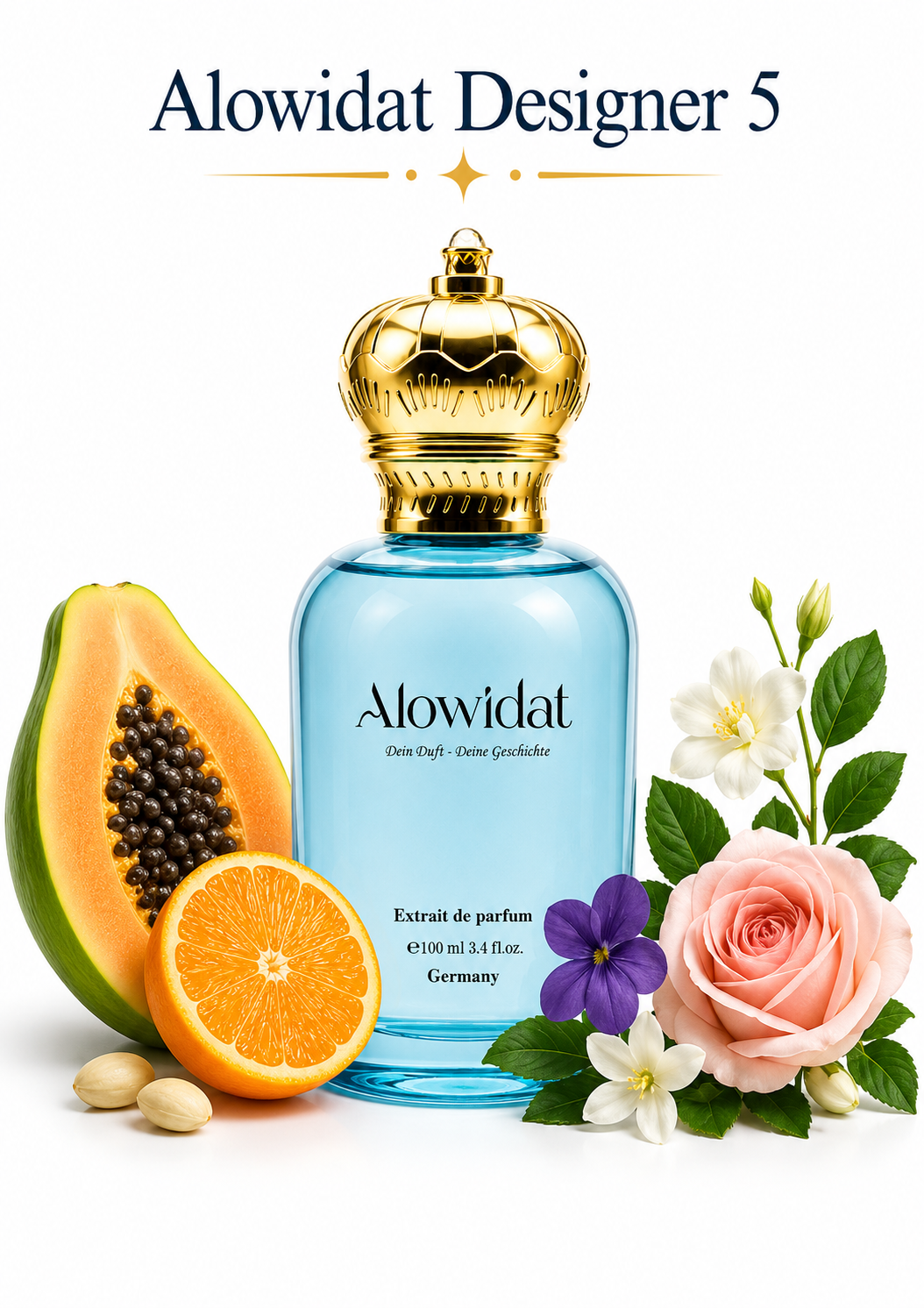 4951a7ff-e94a-4f84-8e1a-3d9a52c62986 عطر رجالي Alowidat Designer 5 – حمضي عطري بلمسة مسكية عنبرية - الصورة 1