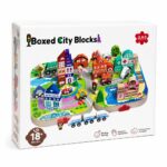 لعبة بناء مدينة خشبية MUWANZI Boxed City Blocks 7374564