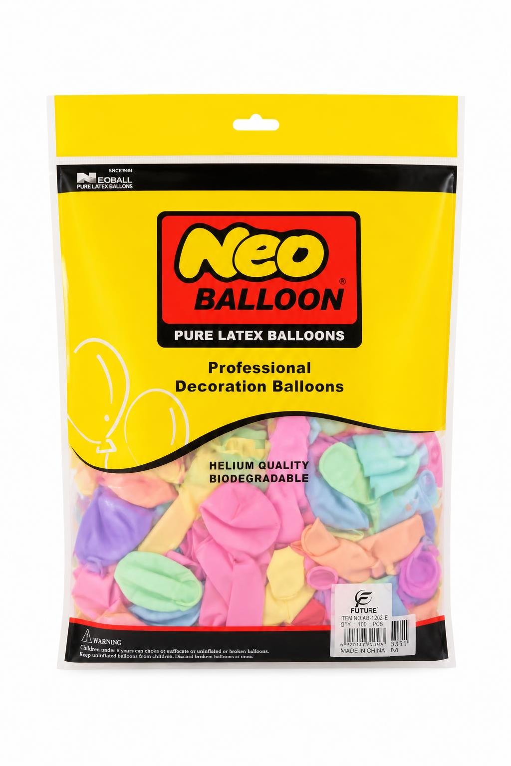 51b0b119-3521-421e-a55d-4abf57d7efcc.jpg كيس بوالين مارشميلو NEO BALLOON 100 بالون فواتح - 8715 - الصورة 1