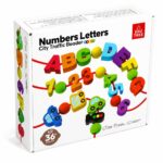 لعبة ضم الخيط EDU TREE أرقام وحروف 75 قطعة - 15880