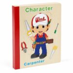 كتاب بزل خشبي إنكليزي للمهن والوظائف 2211396