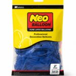 بوالين Neo زرقاء غامقة 50 بالون من Pure Latex