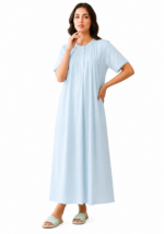 قميص نوم نسائي Soula طويل – قطن 95% وليكرا 5% | M–XL