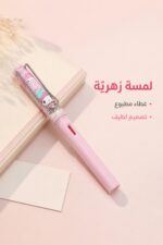 ⁦قلم رصاص بوزة ثابتة 3000 متر بغطاء مطبوع زهري - 7768⁩ - الصورة ⁦3⁩