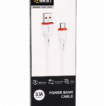 وصلة باور بانك QBest USB إلى Type-C بخرج 3.1A QB25T