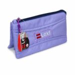 مقلمة Lexi قماشية مثلثة بسحاب واحد - موديل 9125