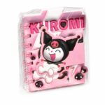 دفتر ملاحظات صغير بتصميم Kuromi وردي - موديل 14602