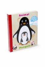كتاب بزل خشبي إنكليزي للحيوانات Penguin موديل 9336861