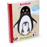 كتاب بزل خشبي إنكليزي للحيوانات Penguin موديل 9336861