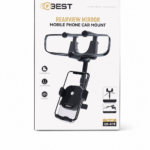 حامل هاتف للسيارة QBest QB878 للتثبيت على مرآة الرؤية الخلفية