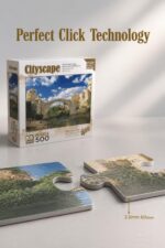 ⁦بازل KS Games Cityscape 500 قطعة Old Mostar Bridge 12418⁩ - الصورة ⁦3⁩