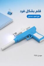 ⁦قلم بشكل فرد مع ضوء مدمج أزرق - موديل 7123⁩ - الصورة ⁦2⁩