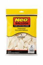 بالونات Neo Balloon لاتكس بيضاء 50 قطعة 220 غرام - 11897