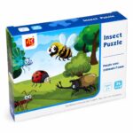علبة بزل Insect Puzzle 24 قطعة لعمر 3+ - موديل 3247822