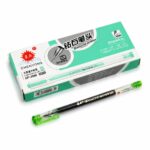 علبة أقلام جل CHENYONG GP-2068، 12 قلم 0.38 mm أخضر