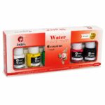 ألوان سائلة Jades 6 ألوان 25mL مع فرشاة - موديل 6844