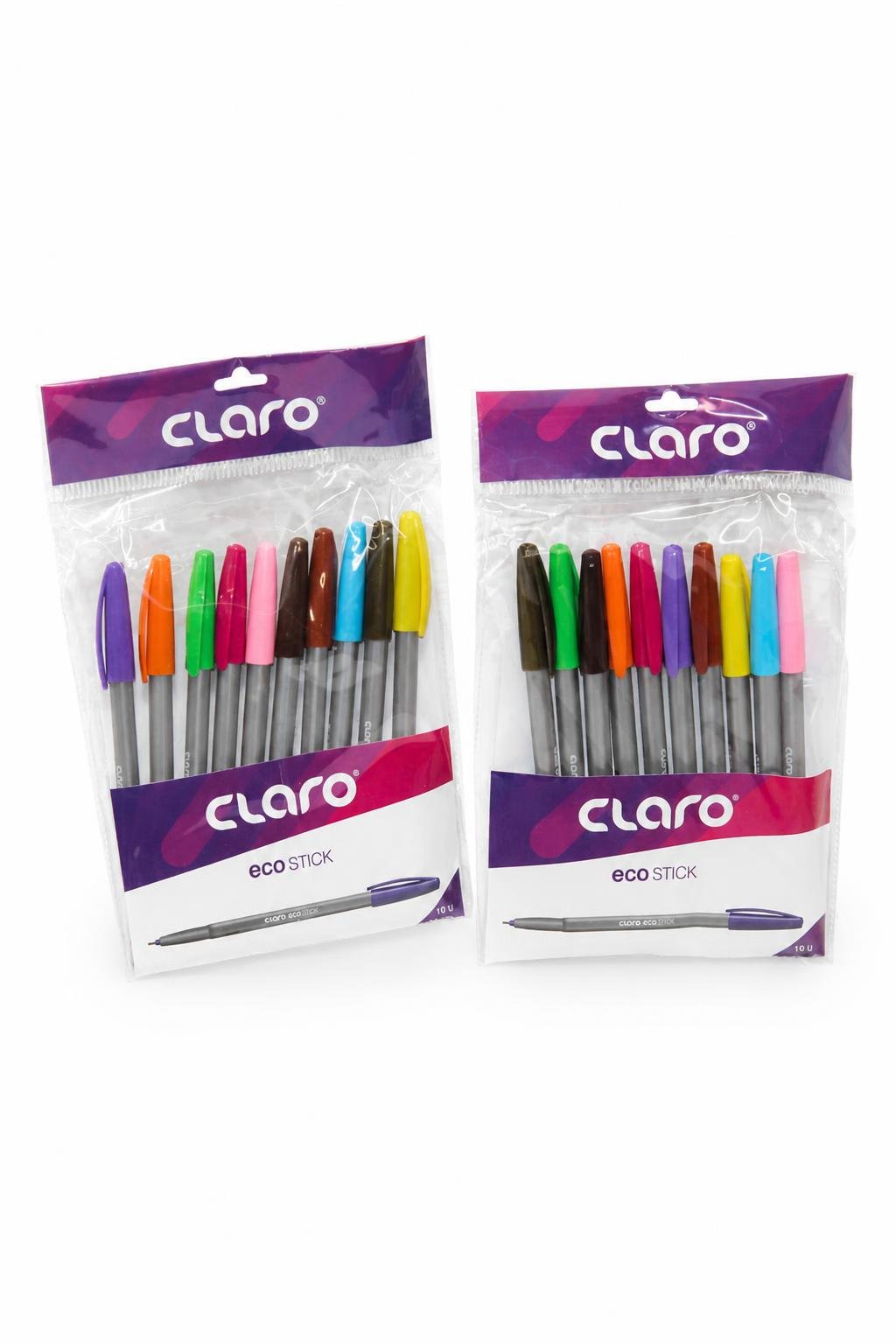 61226237-78a2-4a0c-8e8f-f26af7cd1519.jpg طقم أقلام claro eco STICK بـ10 ألوان - 9096278 - الصورة 1