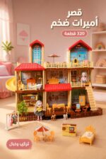 ⁦قصر دمى Princess House من QIXI TOYS 320 قطعة - 8935526⁩ - الصورة ⁦2⁩