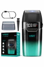 ماكينة حلاقة VGR 308 للرجال بشاشة LED و3 سرعات
