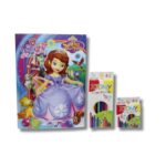 قصة ودفتر تلوين Sofia the First كبير مع قناع - 5300
