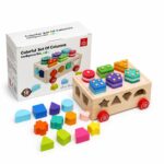 لعبة باص خشبي EDU TREE لفرز الأشكال - 4503558