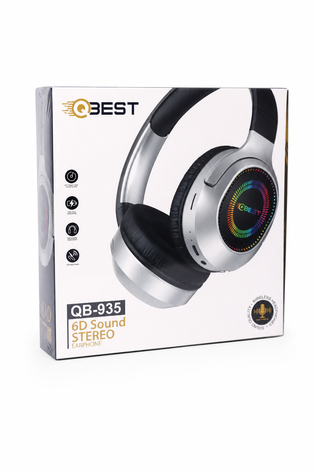 65a1828a-bf57-4cc6-8cec-bb6b07dabeaa.png سماعة QBest QB935 محيطية بإضاءة RJB ودعم AUX وكرت ذاكرة - الصورة 1