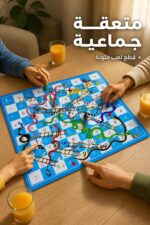 ⁦لعبة السلم والثعبان الجماعية بلوحة مرقمة - موديل 15640⁩ - الصورة ⁦2⁩