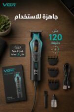 ⁦ماكينة حلاقة VGR V-997 بمحرك Vector وشاشة LED⁩ - الصورة ⁦4⁩