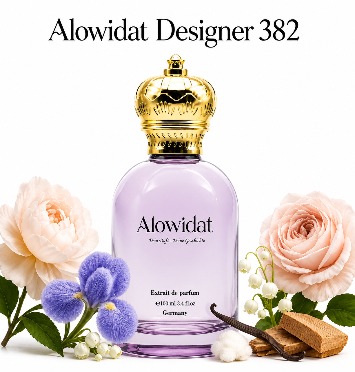 678e31c5-cc25-4757-8bf8-c035df3234b2 عطر نسائي Alowidat Designer 382 – زهري بودري بلمسة مسكية حلوة - الصورة 1