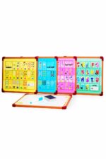 لوح وايت بورد تعليمي اكتب وامسح 50 × 35 موديل 910