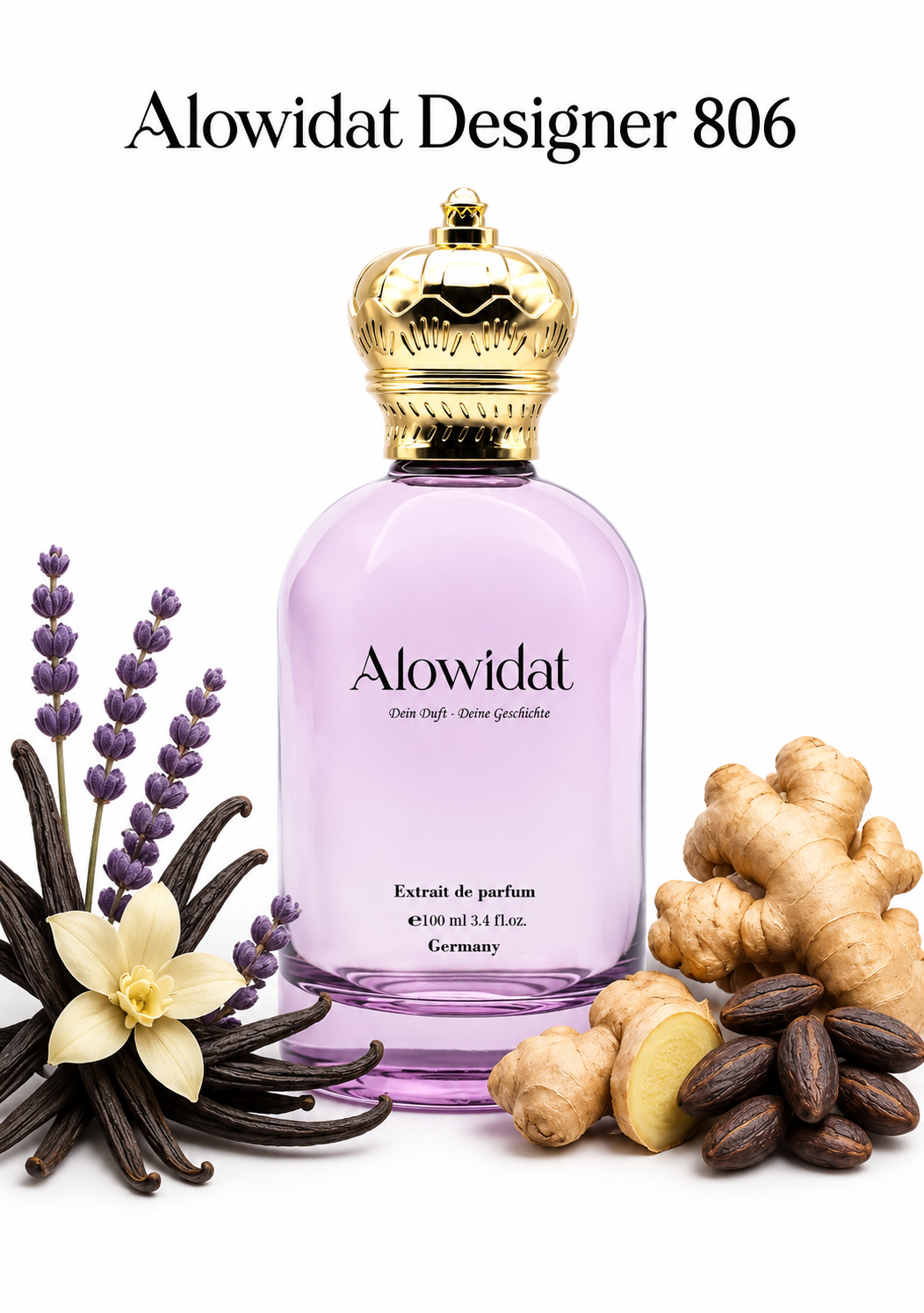 6a2214af-a1e0-42ed-85fe-c6c16d48be94 عطر نسائي Alowidat Designer 806 – فانيلي عطري بلمسة كاكاو دافئة - الصورة 1