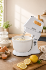 ⁦عجانة يدوية مع قاعدة ووعاء دوّار Kenwood بقدرة 450W موديل HMP32.A0WH⁩ - الصورة ⁦2⁩