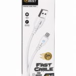 كابل شحن Micro USB من QBest بخرج 3A موديل QB07