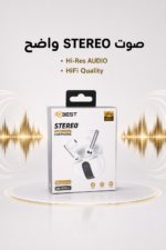 ⁦سماعات QBest QB870 لاسلكية بشاشة شحن وBluetooth 5.3⁩ - الصورة ⁦2⁩