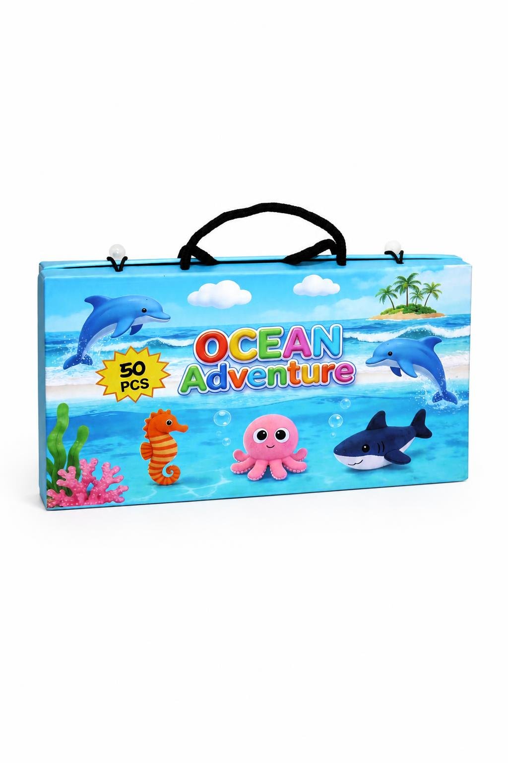6d4dd1f7-7b8b-4ffd-8186-659ed38328e7-1.jpg حقيبة ألوان فنية متكاملة 50 لون Ocean Adventure - 5733815 - الصورة 1