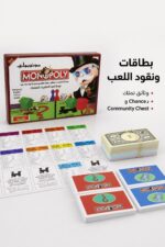 ⁦لعبة MONOPOLY للمتاجرة بالعقارات 3 لغات - موديل 1045⁩ - الصورة ⁦3⁩