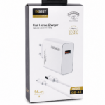 شاحن USB QBest بقدرة 120 واط فائق السرعة QB43