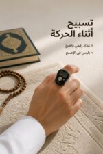 ⁦خاتم تسبيح إلكتروني بعداد رقمي - موديل 13811⁩ - الصورة ⁦2⁩