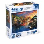 بزل KS Games Seaside American Harbour Sunset 3000 قطعة - موديل 16318
