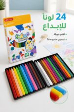⁦ألوان شمع طويلة Lingdongbird 24 لون - موديل 9343⁩ - الصورة ⁦2⁩
