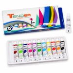 علبة ألوان غواش TENDER عصارة 12 لون - موديل 4447