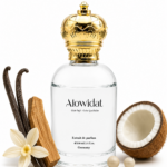 عطر للجنسين Alowidat Nische 697 – كريمي خشبي بلمسة جوز الهند وفانيليا بوربون