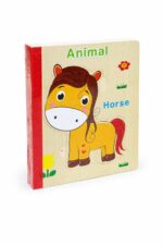 كتاب بزل خشبي إنكليزي للحيوانات موديل 1753427