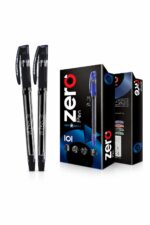 قلم Zero Semi Gel Ink أسود بقبضة مطاطية - موديل 1279