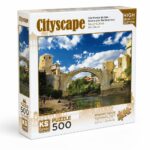 بازل KS Games Cityscape 500 قطعة Old Mostar Bridge 12418