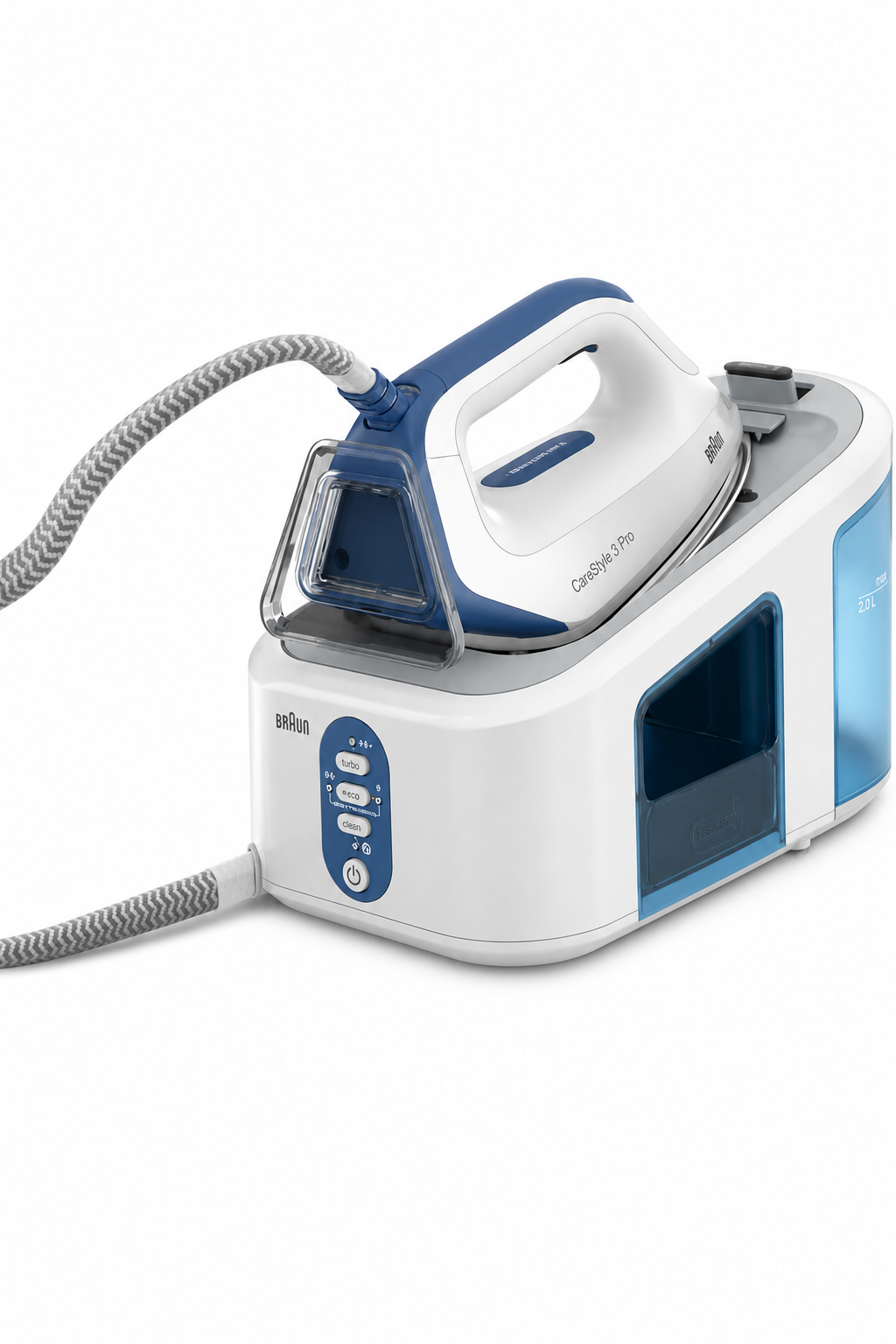 7d004bf6-80d6-4691-88fe-ba64cd4d16ed.png مولد بخار Braun IS3157BL CareStyle 3 بقوة 2400 واط وضغط 6.8 بار - الصورة 1