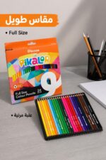 ⁦أقلام تلوين خشبية Pikasso Pikalor طويلة 24 لون - 12068⁩ - الصورة ⁦4⁩