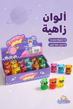 ⁦معجون سلايم Crystal mud لزج بعلبة دب شفافة - 2460013⁩ - الصورة ⁦4⁩
